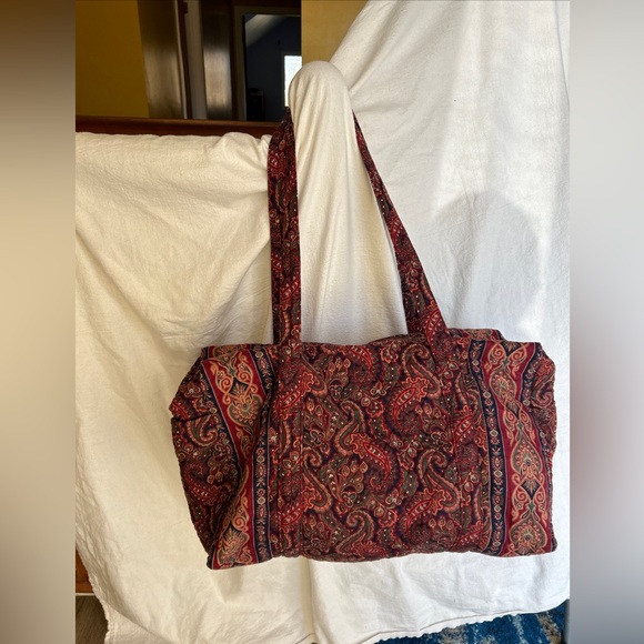 Paisley duffel bag- Vera Bradley 1987 Paisley - Picture 2 of 8